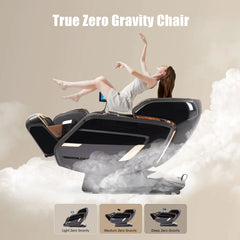 Oversized 4D Full Body Zero Gravity Airbag Shiatsu Massage Chair Recliner 24Mode
