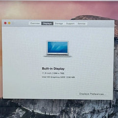 Apple MacBook Air 11-inch A1465 2012 Core i5 4GB 128GB - 2 Cycle count