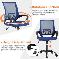 Home Office Chair Desk Computer Chair Adjustable Ergonomic with Lumbar Support