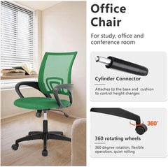 Home Office Chair Desk Computer Chair Adjustable Ergonomic with Lumbar Support
