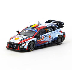 Tarmac Works Hyundai i20 N Rally1 Hybrid Rallye 2024 Winner 1:64 Diecast Car