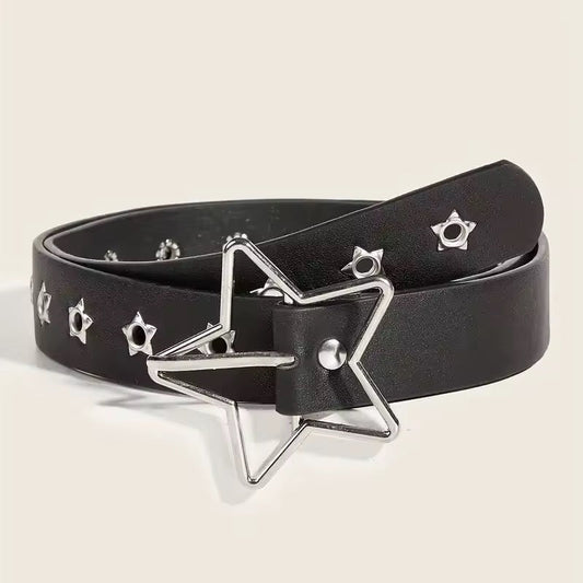 Star Buckle Edgy Y2K Belt